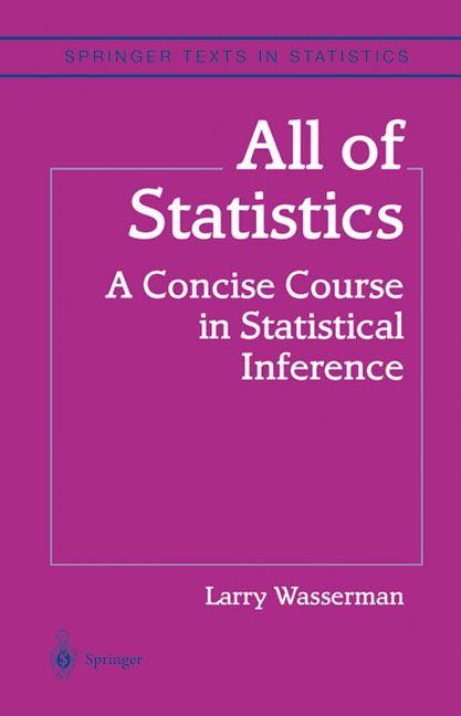 All of Statistics Book Cover